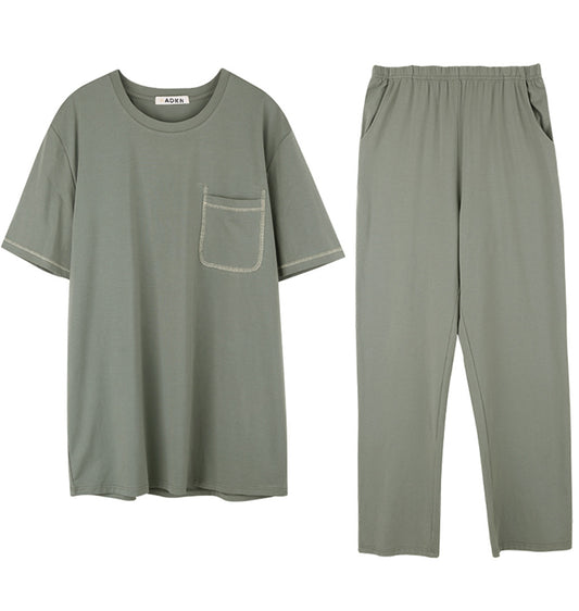 Mens Short Sleeve Bamboo Pyjamas - Perfectly Imperfect