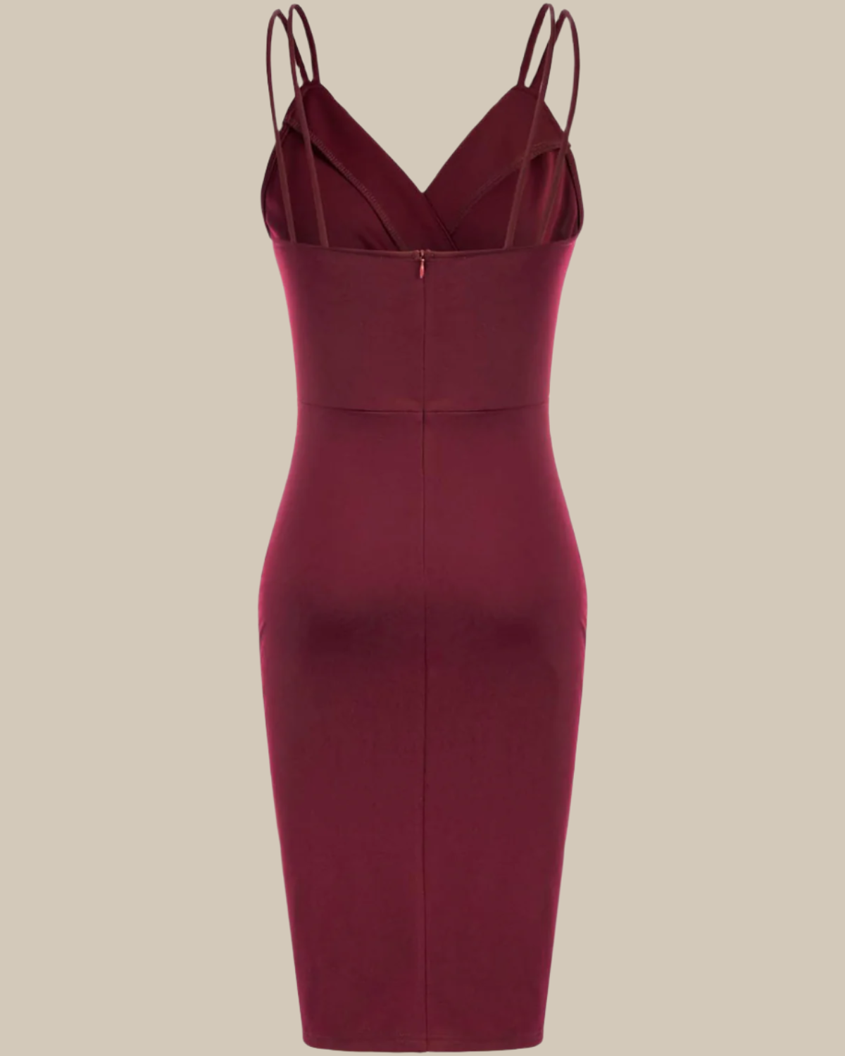 Victoria Bodycon Mini Wrap Dress