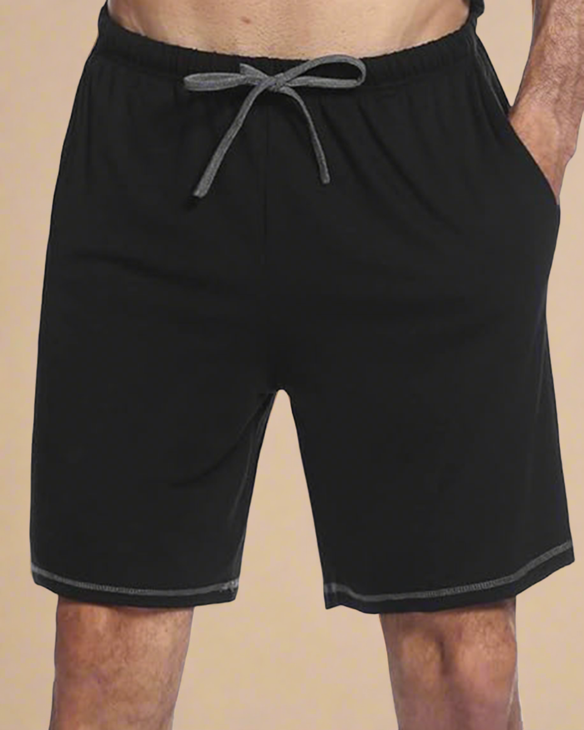 ADKN Men V-Neck T-shirt and Shorts Pyjamas