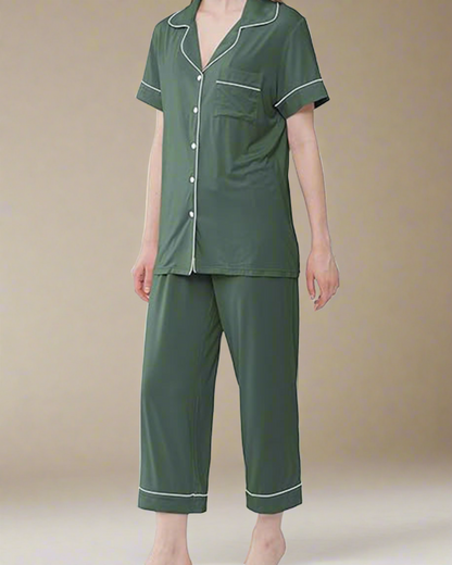 ADKN Bamboo Summer Cropped Pyjamas