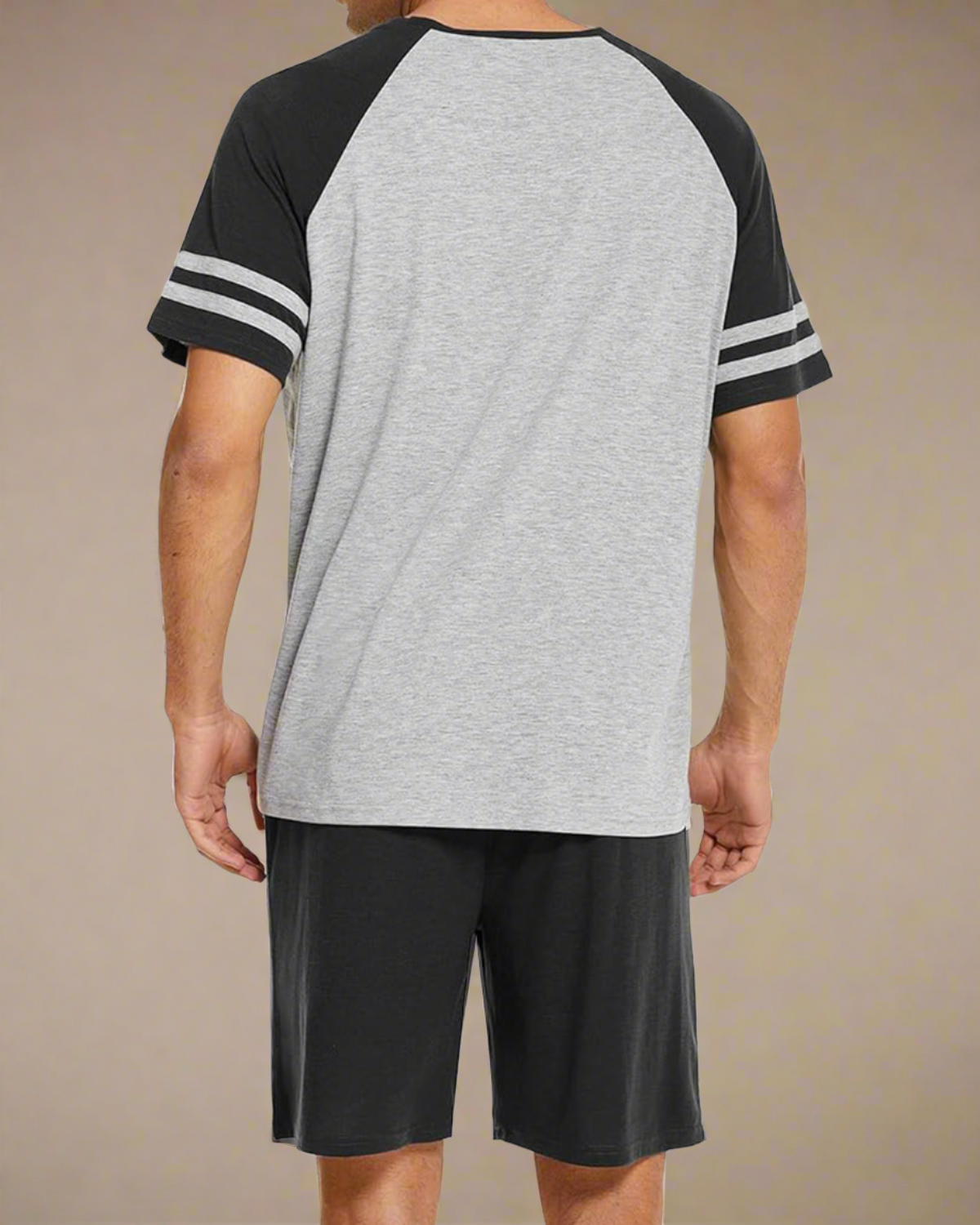 ADKN Men Raglan T-shirt and Shorts PJS