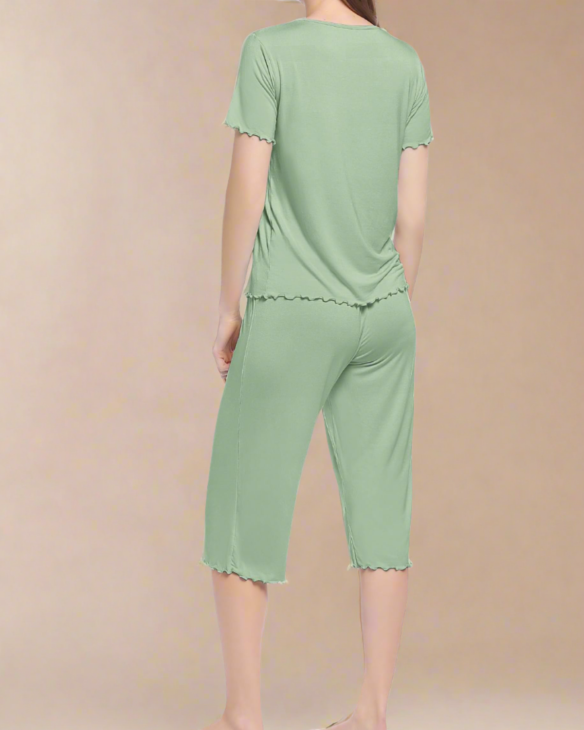 ADKN Bamboo T-shirt and Capri Trousers PJS