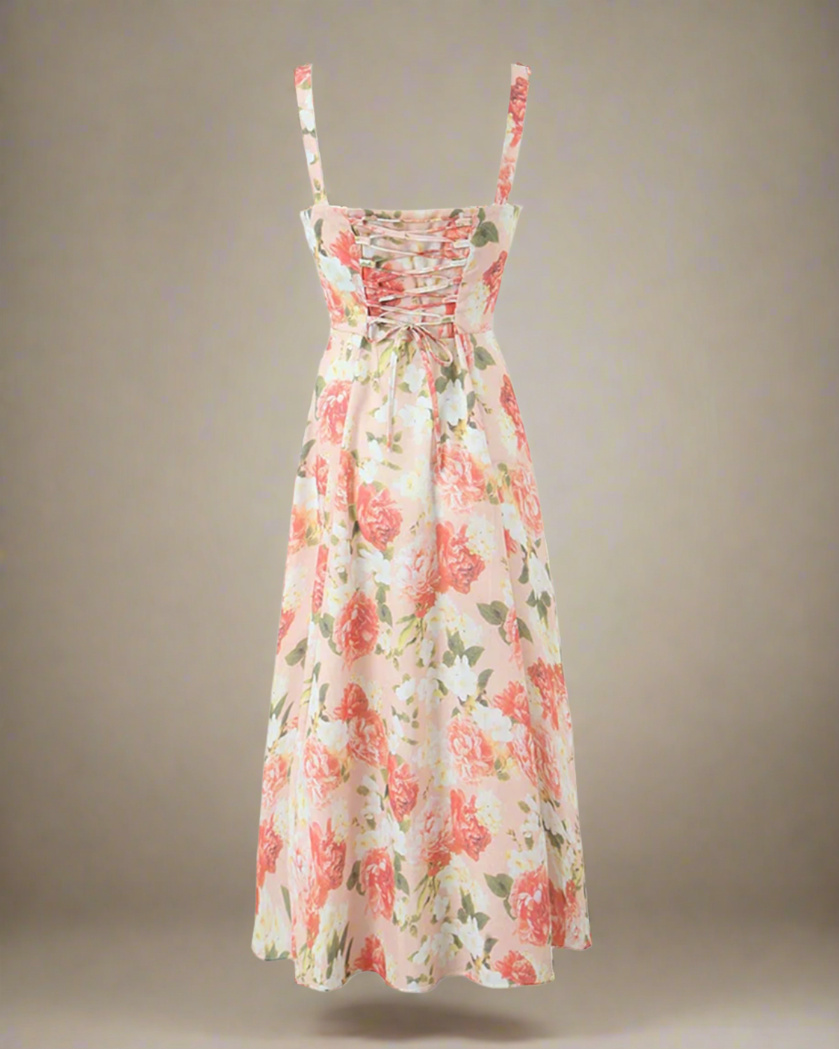 ADKN Heidi Peony Summer Floral Milkmaid Dress