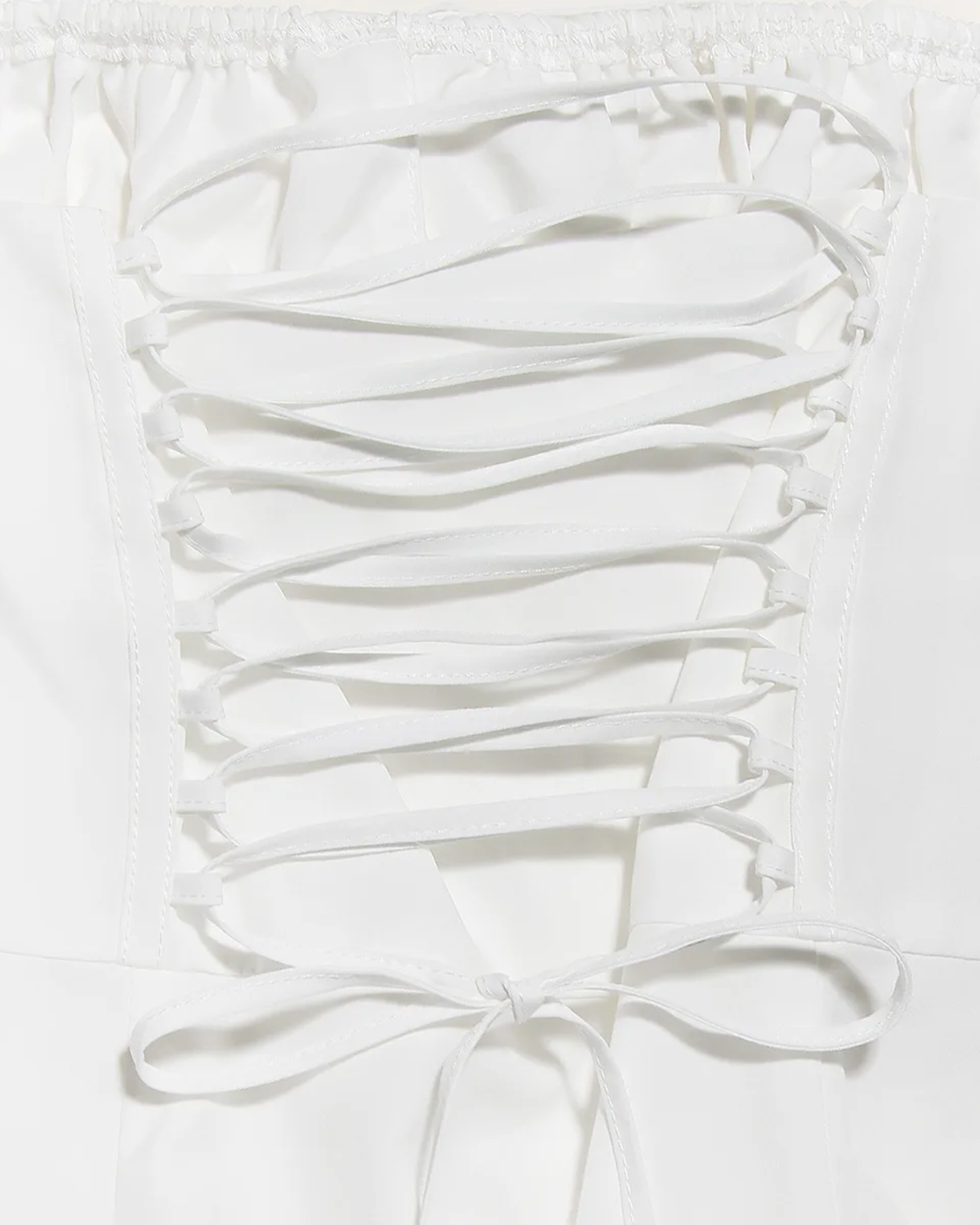 ADKN Heidi White Corset Dress