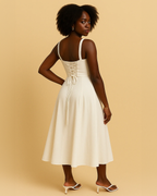 Heidi White Corset Dress