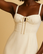 Heidi White Corset Dress
