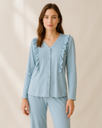 Bamboo & Organic Cotton Womens Button Pjs