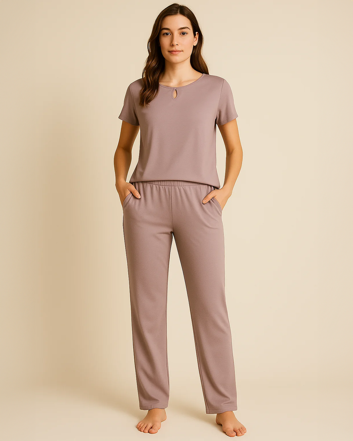 Bamboo & Organic Cotton Short Sleeve Pyjamas for Women