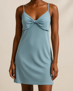 Bamboo Womens Nightie - Blue Nightdress