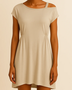 Bamboo Women Loungewear - Slip Dress in Beige