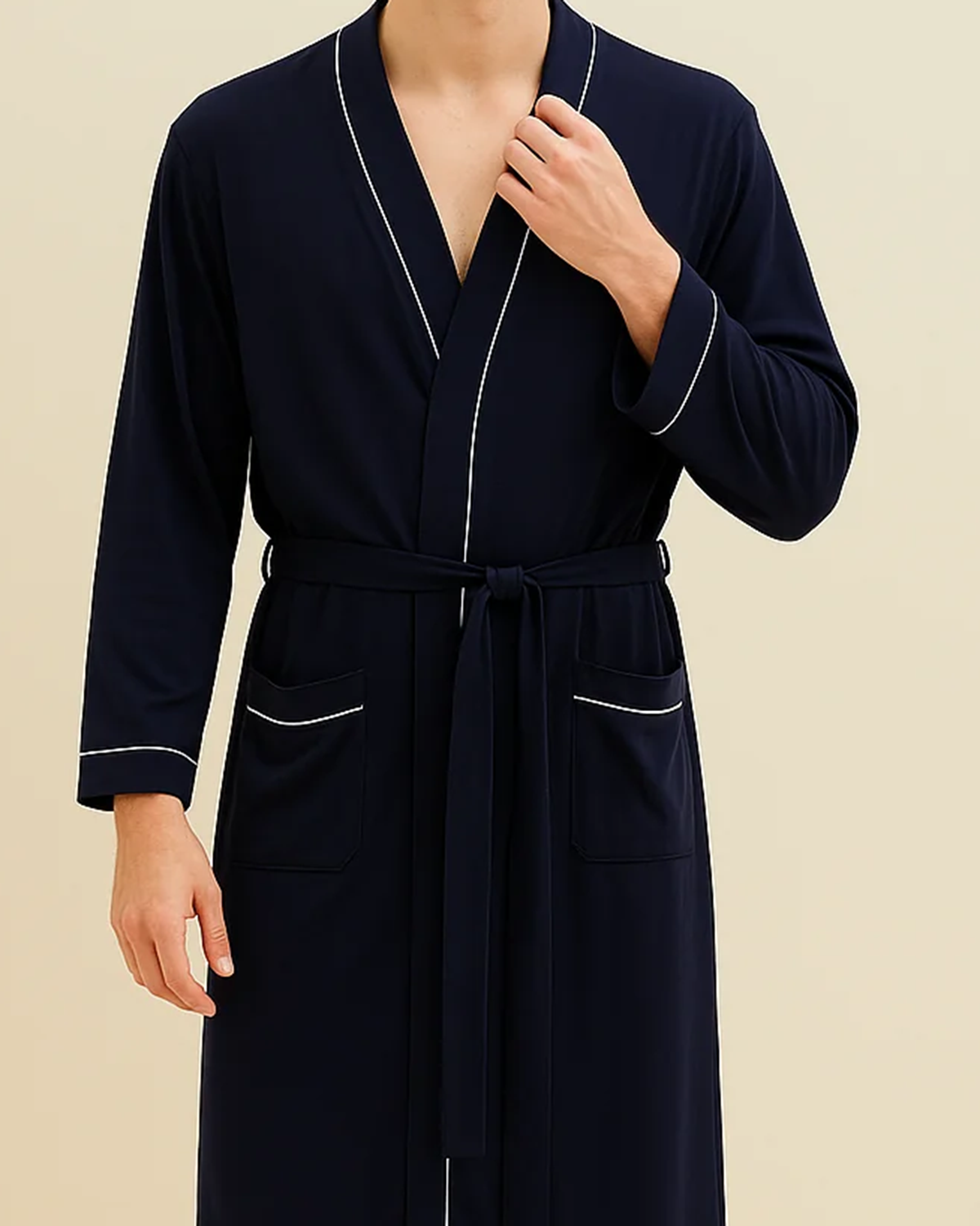 Mens Bamboo Robe - Mens Loungewear Dressing Gown