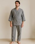 Samue Organic Cotton & Linen Unisex Loungewear Set - Japanese Inspired Loungewear Set