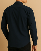 Men Classic Oxford Shirt - Long Sleeve Cotton Button-Down