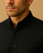 Men Classic Oxford Shirt - Long Sleeve Cotton Button-Down