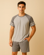 Men Raglan T-shirt and Shorts PJS