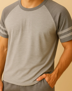 Men Raglan T-shirt and Shorts PJS