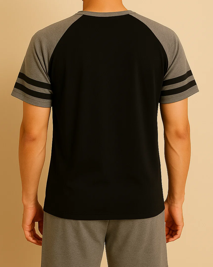 Men Raglan T-shirt and Shorts PJS