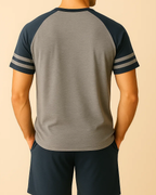 Men Raglan T-shirt and Shorts PJS