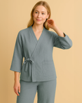 Samue Organic Cotton & Linen Unisex Loungewear Set - Japanese Inspired Loungewear Set