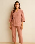 Samue Organic Cotton & Linen Unisex Loungewear Set - Japanese Inspired Loungewear Set