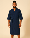 Kimono Dressing Gown - Unisex Japanese Inspired Cotton Robe