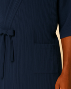 Kimono Dressing Gown - Japanese Inspired Cotton Robe