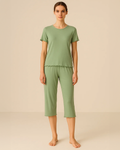 Bamboo T-shirt and Capri Trousers PJS