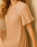 Tullia Oversized Light Pink Short Cocktail Dress