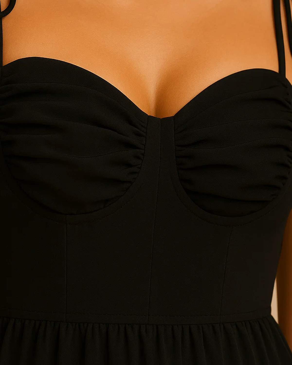 Isabella Black Strappy Maxi Dress – Recycled, Vegan & Ethical Fashion