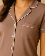 Bamboo Summer Capri Short Sleeve Pyjamas