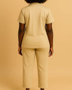 Bamboo Summer Capri Short Sleeve Pyjamas