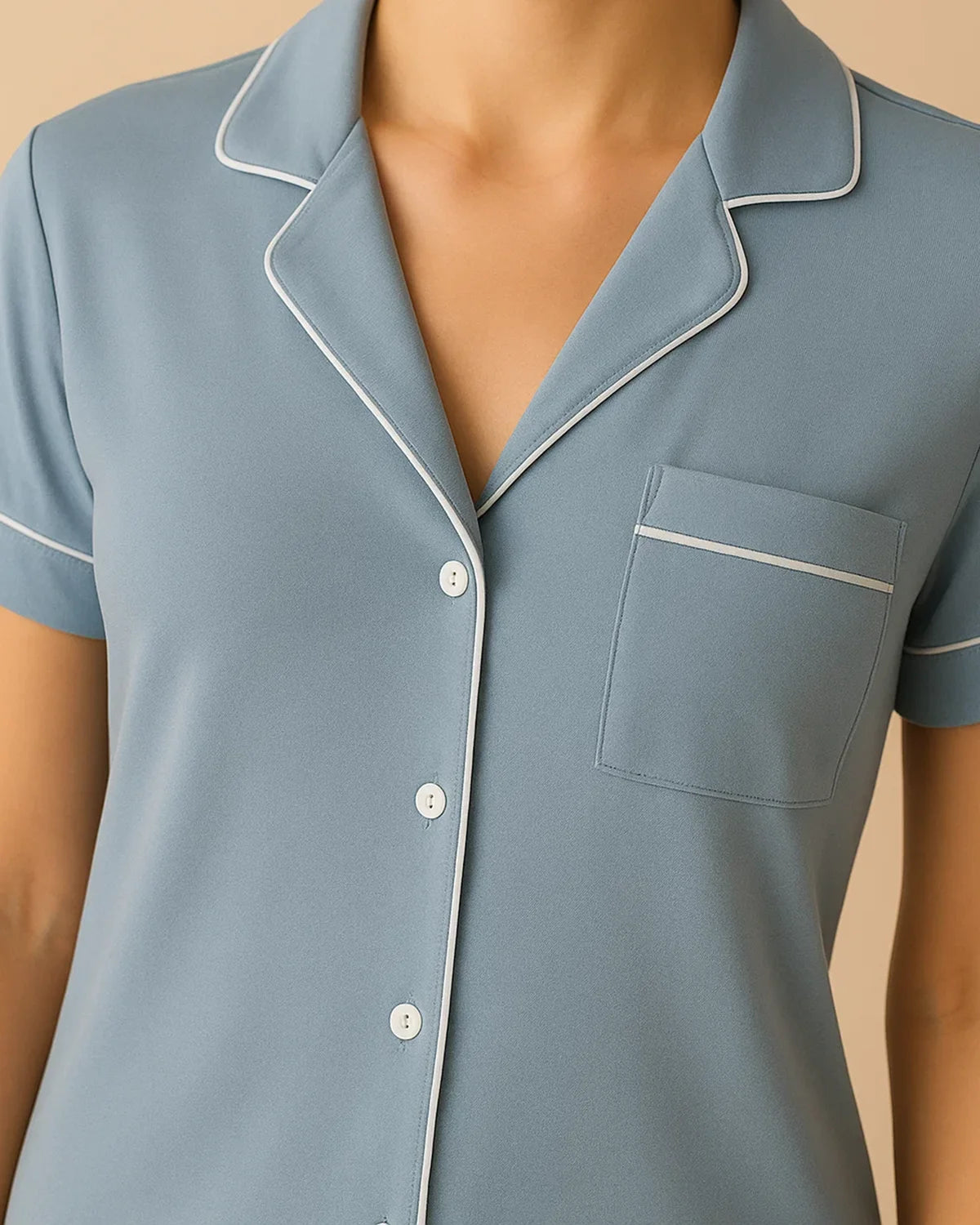 Bamboo Summer Capri Short Sleeve Pyjamas