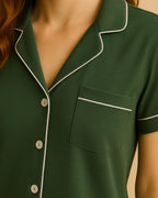 Bamboo Summer Capri Short Sleeve Pyjamas