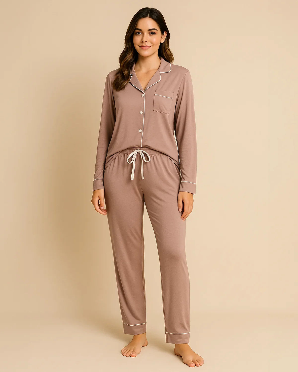 Women Bamboo Classic Pyjamas Set