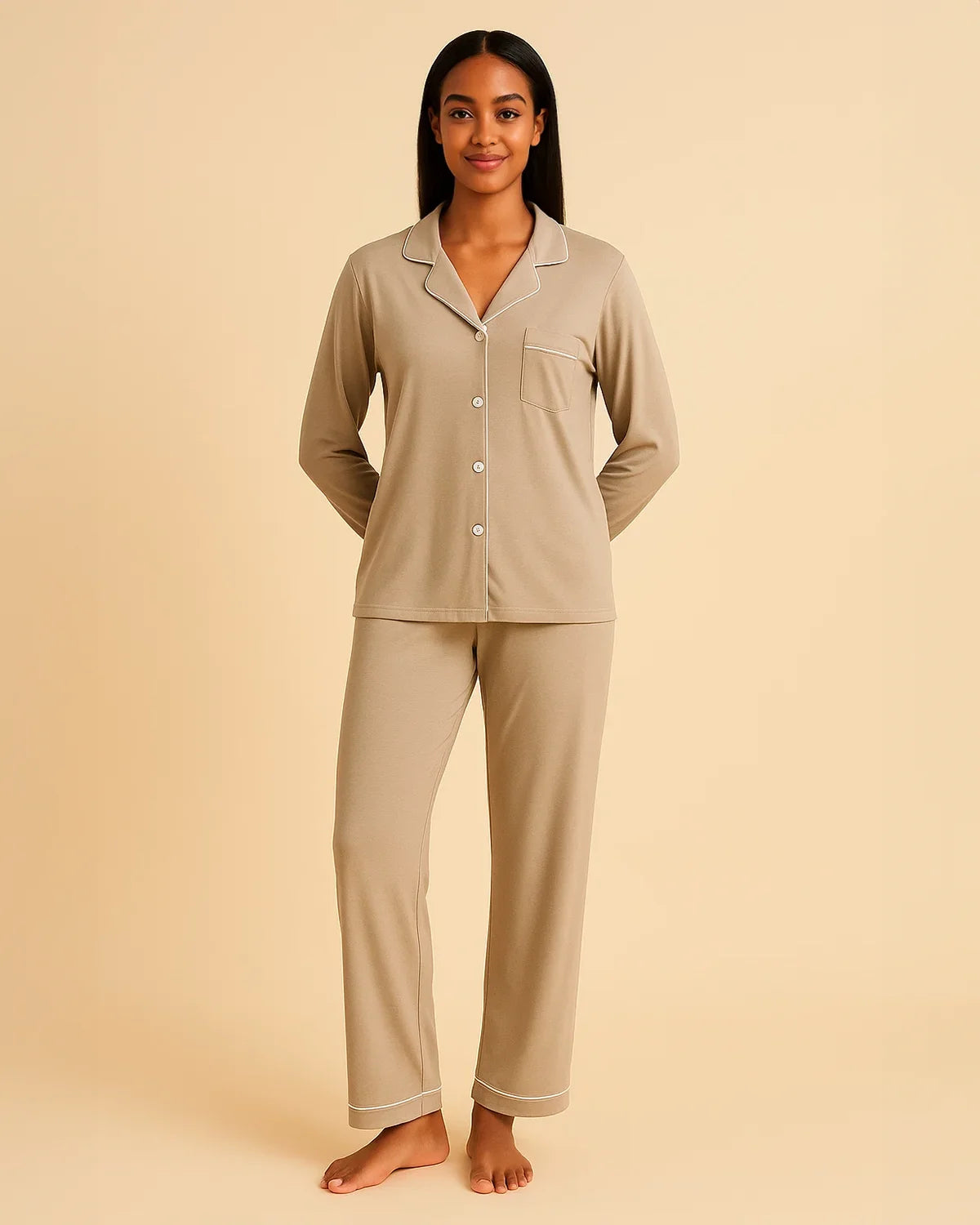 Women Bamboo Classic Pyjamas Set