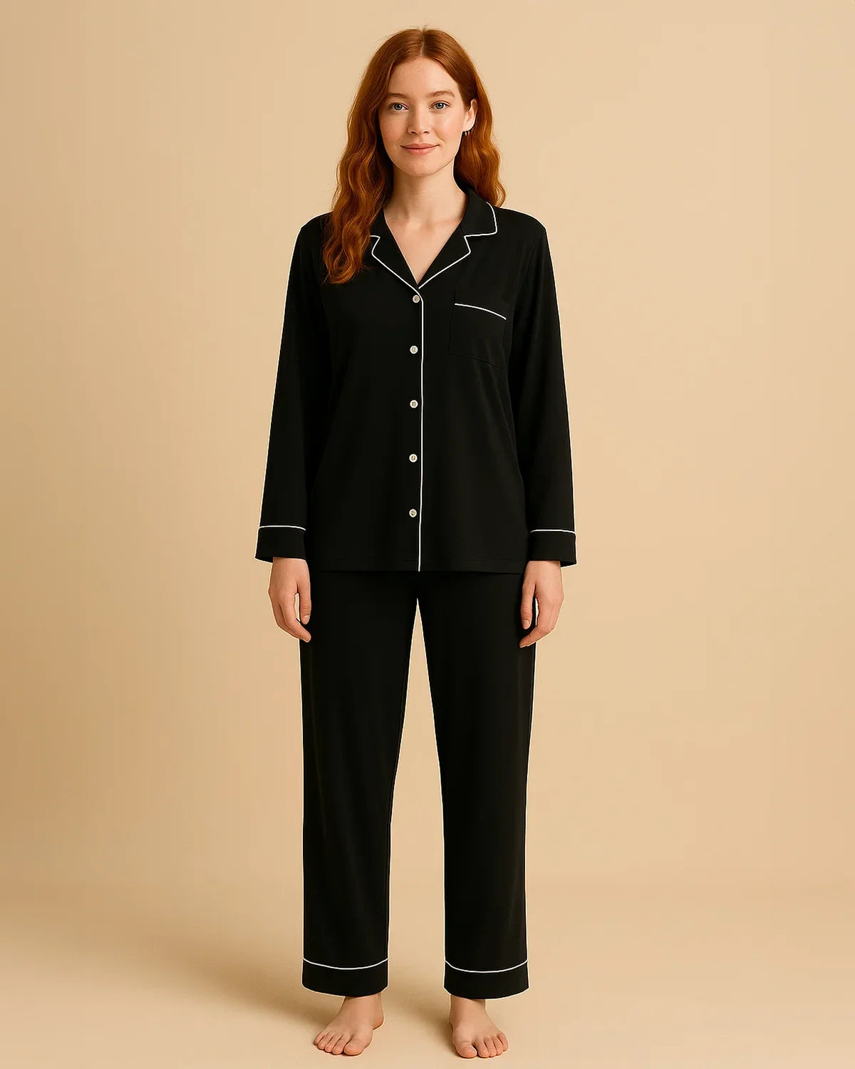 Women Bamboo Classic Pyjamas Set