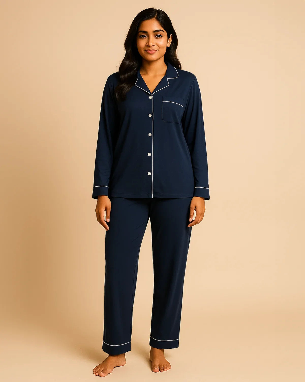Women Bamboo Classic Pyjamas Set