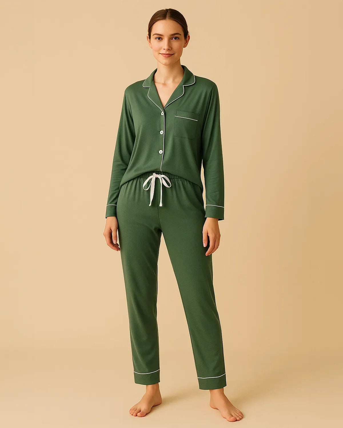 Women Bamboo Classic Pyjamas Set