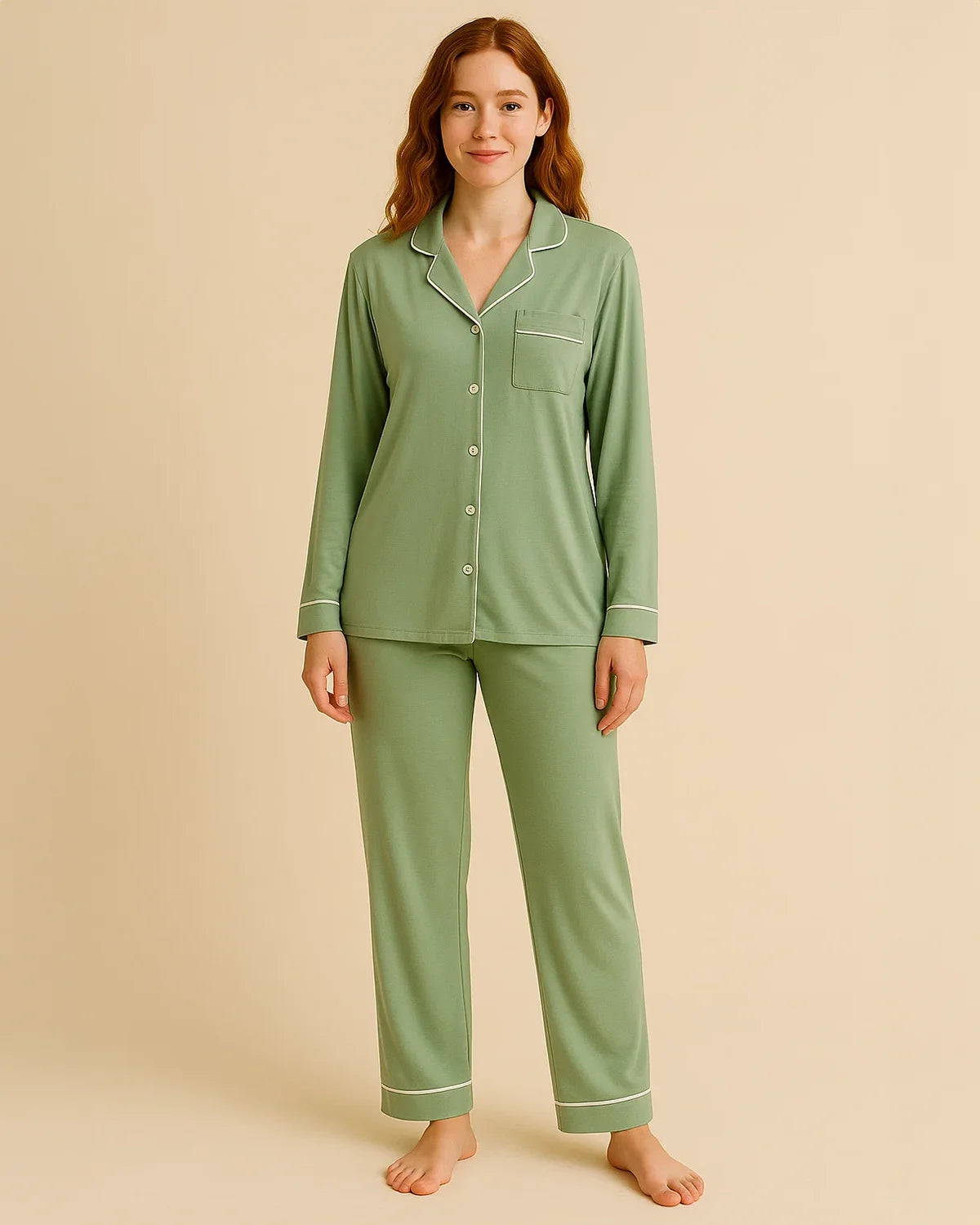 Women Bamboo Classic Pyjamas Set