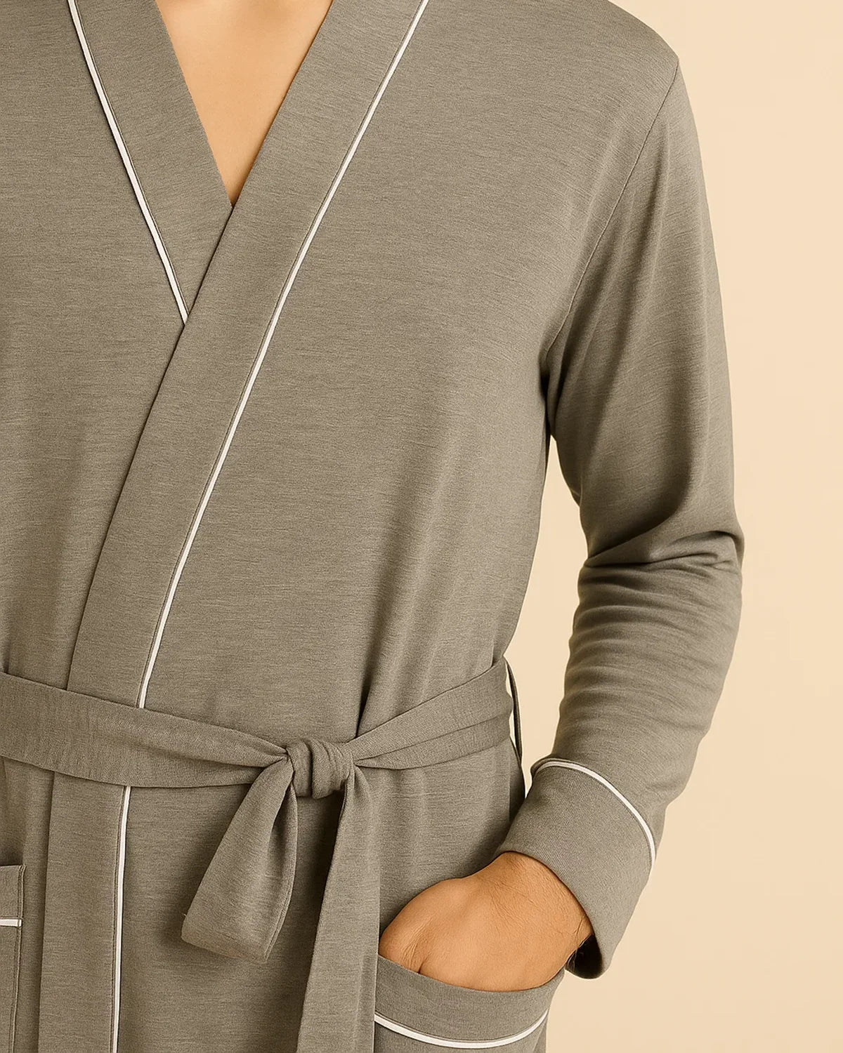 Mens Bamboo Robe - Mens Loungewear Dressing Gown