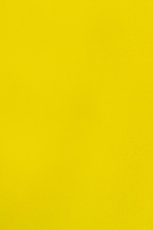 Recycled PET Bright Yellow Gabardine Fabric - Waterproof Fabric