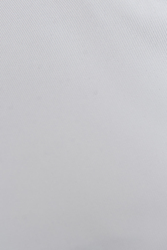 Recycled PET White Gabardine Fabric 170gsm