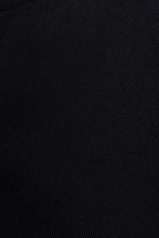 Recycled PET Black Gabardine 170gsm Fabric