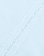 ADKN Men Linen Blue Cuban Shirt - Buttons Guayabera