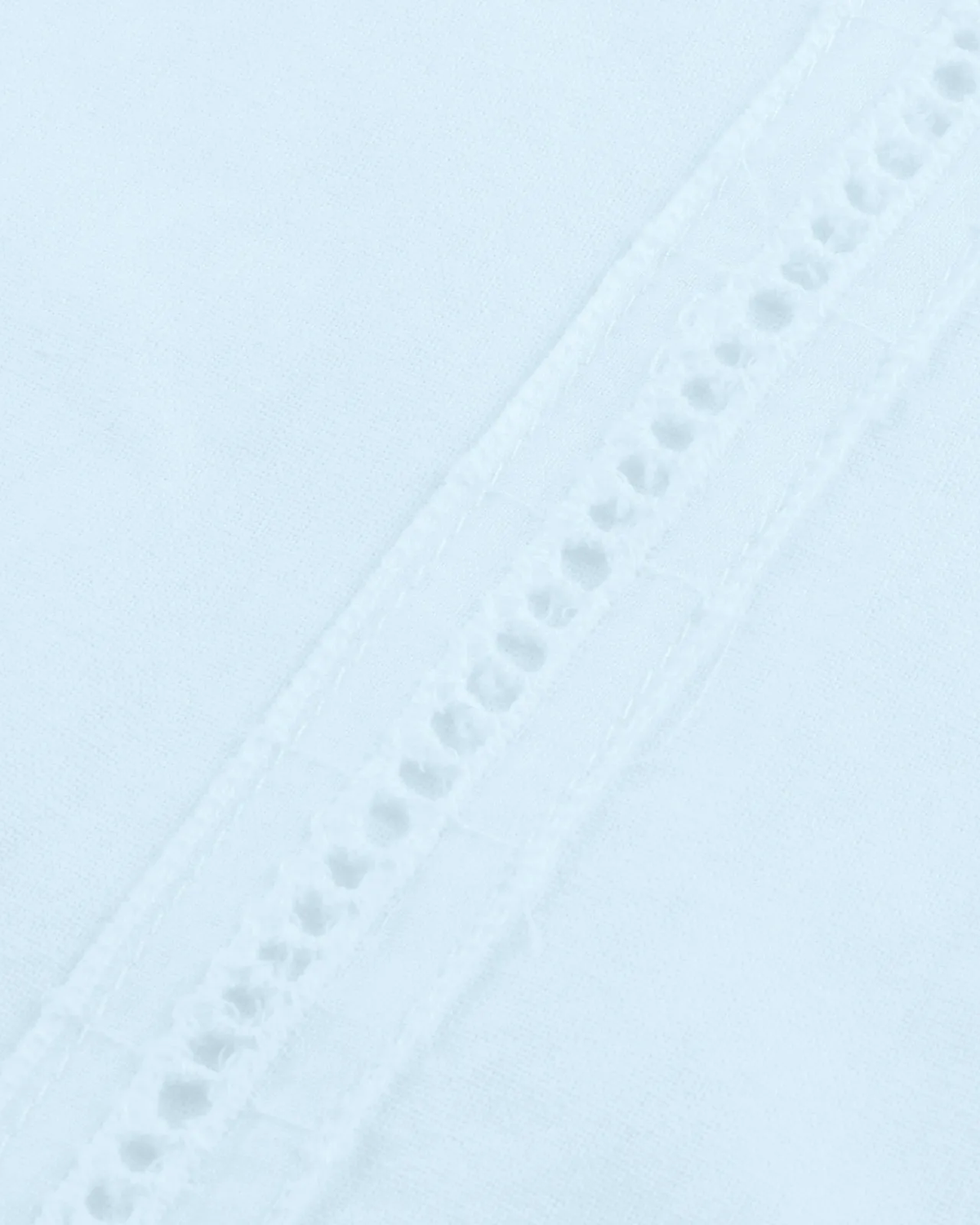 ADKN Men Linen Blue Cuban Shirt - Buttons Guayabera