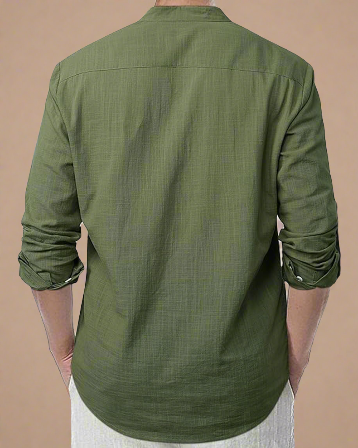 men-long-sleeve-green-grandad-collar-shirt-3