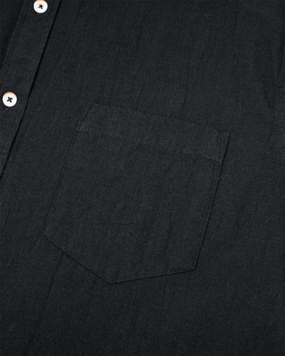 men-short-sleeve-black-cotton-and-linen-blend-shirt-4