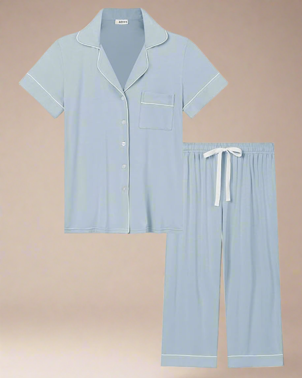 Bamboo Summer Cropped Pyjamas