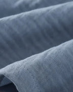 Men Organic Muslin Cotton Robe - Lightweight Breathable Robe for Men