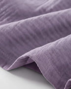 Women Organic Muslin Cotton Robe - Lightweight Breathable Ladies Dressing Gown